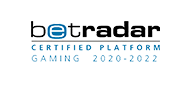 certification logo of betradar that mentions it is a certified platform from betradar