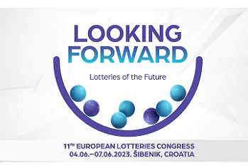 Poster for european lotteries event in 2023 with the event details